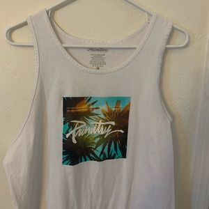 PRIMITIVE Mens white tank top large